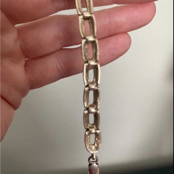 Judith Jack Silver Marcasite Oval Link Bracelet 6.5” - Picture 6 of 6